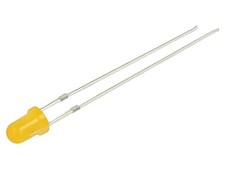 2X OSO5JA3134A-5V LED Orange 3mm 330-500mcd 30&deg; Front: Curved 5VDC Qty. Output: