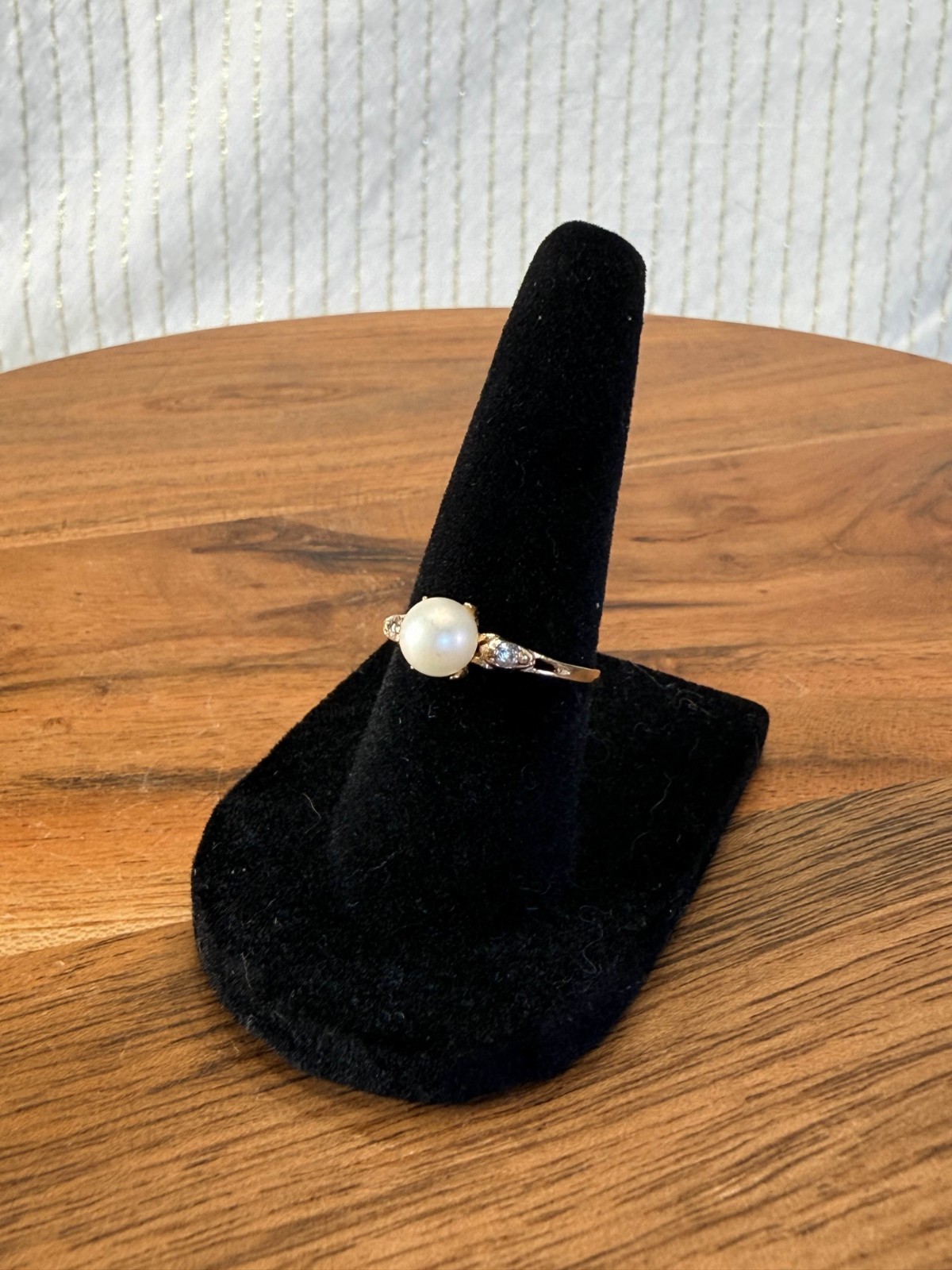 Freshwater Pearl Ring in 10 KT Gold