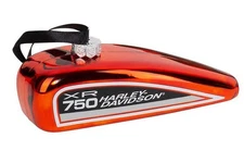 Harley-Davidson XR-750 Tank Hanging Glass Holiday Christmas Tree Ornament