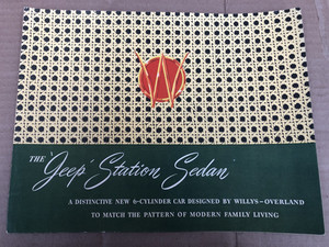 WILLYS OVERLAND DEALER PAMPHLET BROCHURE 1948 JEEP STATION SEDAN