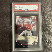 Bowman 2009 Bowman Chrome Joey Votto #62 PSA 10 Gem Mint Cincinnati Reds