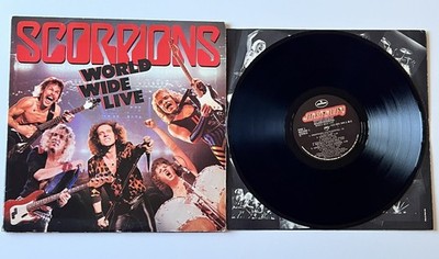 Scorpions World Wide Live 2LP 1985 US Mercury MASTERDISK RL PRC EX/VG+