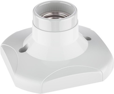 ledscom.de Deckenleuchte/Lampenfassung ELEKTRA, weiß, 1x E27 max. 60W