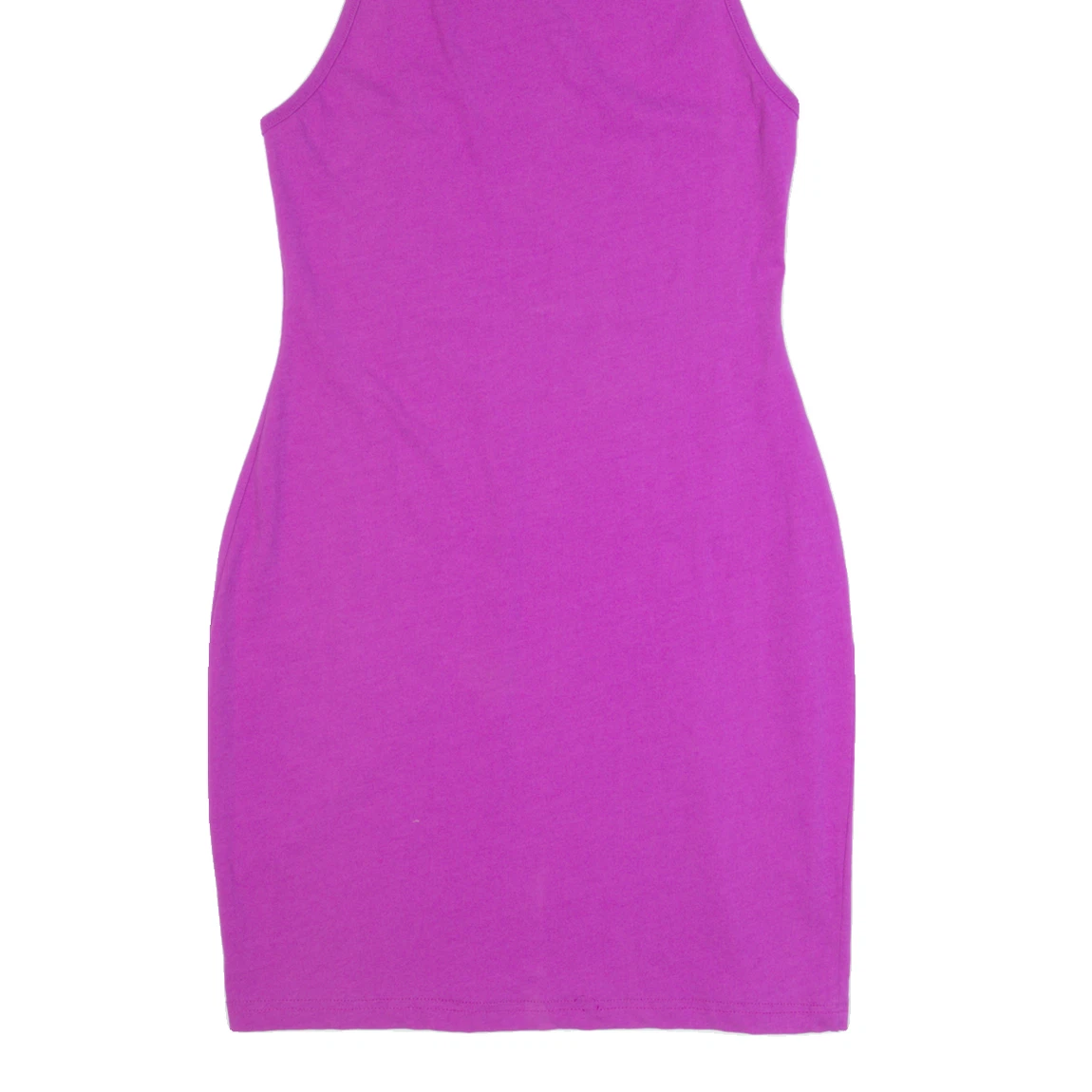 ALEXANDER WANG Vestito donna tubino viola senza maniche lunghezza ginocchio S