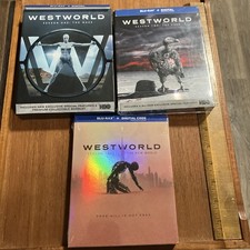 WESTWORLD Season 1-3 1 2 3 Blu-ray 2 Are NEW 1 Used W/ Slipcovers