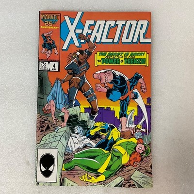 X-Factor #4 Marvel Comic May 1986 1st Frenzy Appearance 25th Anniversary