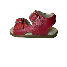 See Kai Run Toddler Boy Size 6 Jackson Fisherman Sandal Red Buckle