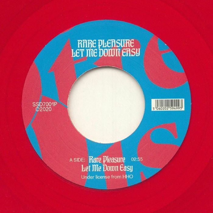 RARE PLEASURE - Let Me Down Easy - Vinyl (red vinyl 7"")