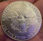 1987 Walking Liberty Silver Dollar 1oz Fine Silver .999
