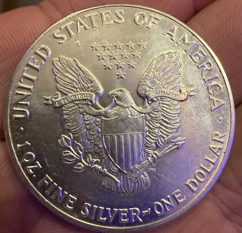 1987 Walking Liberty Silver Dollar 1oz Fine Silver .999