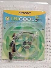 New Sealed Antec Tricool 3 Speed 80mm Cooling Fan TriCool 80 DBB