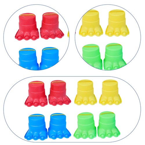 8Pcs Balancing Stilts Feet Stilts Family Fun Picnic Toy Game Anti Skid Walking - Picture 6 of 7