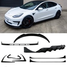 TESLA MODEL 3 PERFORMANCE SPOILER DIFFUSER FRONT LIP SIDE SKIRTS