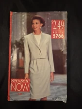 See & Sew Now 5766 (1991)  Jacket, Skirt & Top Pattern – Vintage 90s – Uncut FF