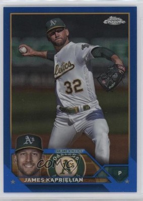 2023 Topps Chrome Update Blue Refractor 150/150 James Kaprielian #USC219 o8g