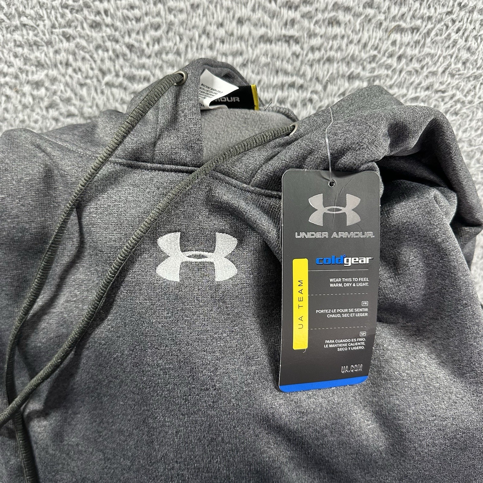 Under Armour Hoodie Mens 3XL Gray Minimalist Loose Fit NWT thumbnail 5