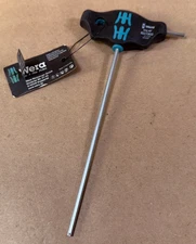 Wera 023359 454 HF T-handle Hexagon Screwdriver Hex, 1/8" x 150mm
