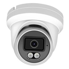4MP PoE IP Turret Dome Camera with Microphone/Audio, IP Security Regular IR