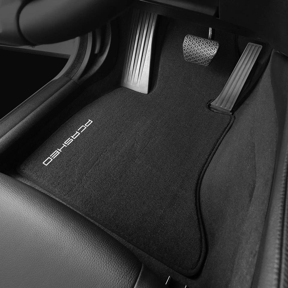 For Porsche Panamera G2 971 2016-2024 Black Velour Carpet Car Floor Mats Liners - Image 2 of 4