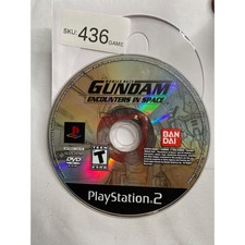 Mobile Suit Gundam Encounters in Space Sony PlayStation 2 PS2 Disc SLUS 20740