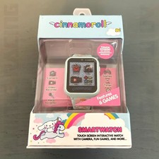 NEW NiB CiNNAMOROLL SMARTWATCH TOUCH SCREEN iNTERACTiVE WATCH BY SANRiO BLUE