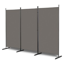Image of 6Ft 3-Panels Room Divider Wall Privacy Screen Protector Foldable Freestanding