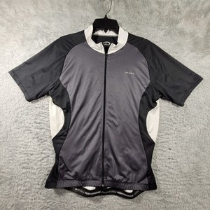 ULTRA PERFORMANCE Mens Cycling Jersey Short Sleeve Full Zip Pockets Large