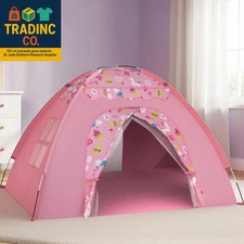 Kids Play Tent, Extra Large Unicorn Playhouse for Girls, 70"X45"X43" Pink Kids P