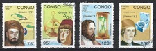 Congo, People s Republic 1992 966-69 Explorers - CTO Low 4 of 5)