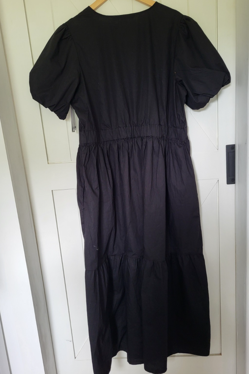heavy maxi dresses Juliet Cotton Scallop Edge Maxi Dress