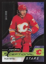 2021-22 Upper Deck Synergy Tyler Toffoli Exceptional Stars #/899 #ES-TT Card