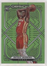 2020-21 Panini Obsidian Electric Etch Green Flood Onyeka Okongwu #185 2h5