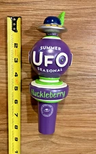 Harpoon UFO Beer Tap Handle Knob Keg Bar Top Brewery Draft Summer Huckleberry