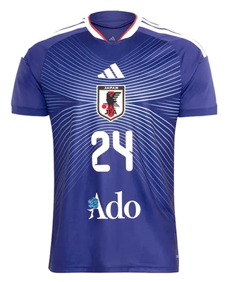  サッカー日本代表 Adoコラボ ユニフォーム 24 size M Adidas x Ado Japan National Team 2026 Home Replica Jersey Japan