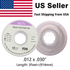 Orthodontic Dental Braces Niti Open Coil Spring Dia.012 Inch 914mm