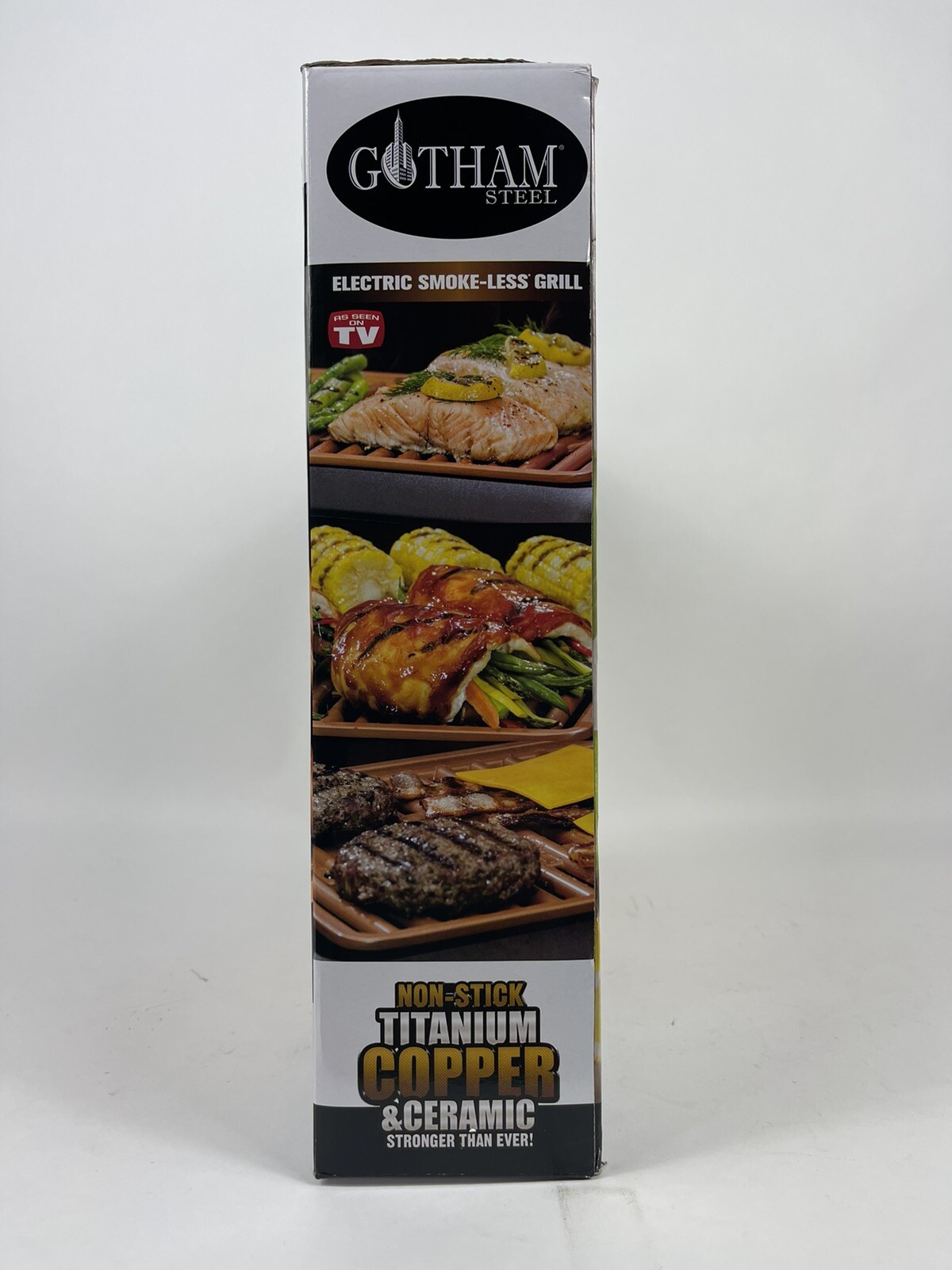 Gotham Steel Smokeless Electric Indoor Grill Nonstick & Portable 18x13 80313016189 eBay