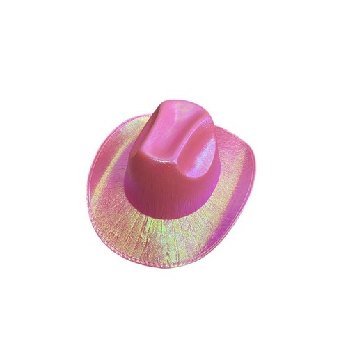 Holographic Cowboy Party Hat (Adult Size) - Picture 3 of 8