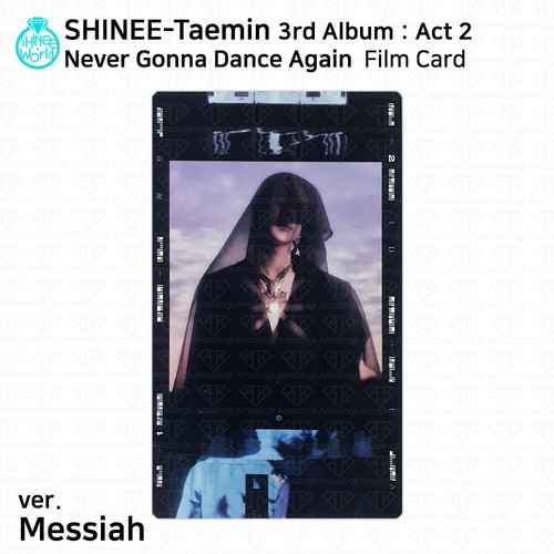 SHINee Taemin 3nd Album Act 2 Never Gonna Dance Again Photocard Photo Slide KPOP - Picture 12 of 27