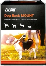 SEALED Vivitar Pro/Action Series Dog Back Mount Compatible w/GoPro and Ion NISB