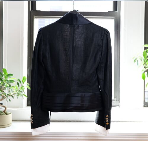 Dolce & Gabbana Runway Black Vintage Tuxedo Blazer Jacket (S/S 2005, IT40) - Picture 5 of 7