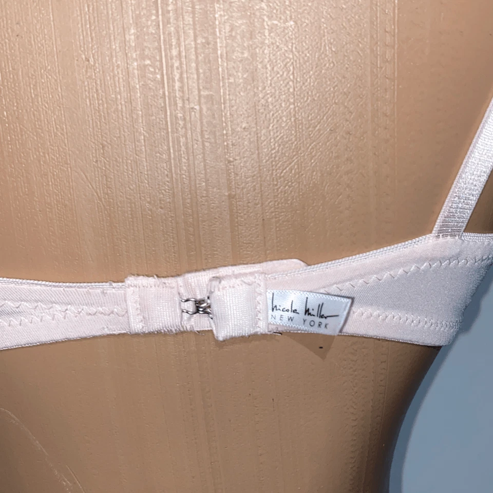 Nicole Miller NY Women's Pink Lightly Lined Padded Wire Free Bra Size 34A - Image 4 of 4