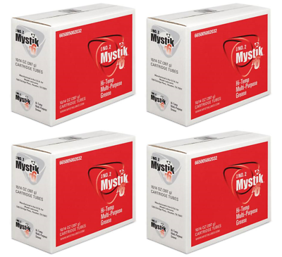 #ad 40 tubes 4 cases ; Mystik JT 6 Hi Temp Multi Purpose Grease; 665005002080 $225.94