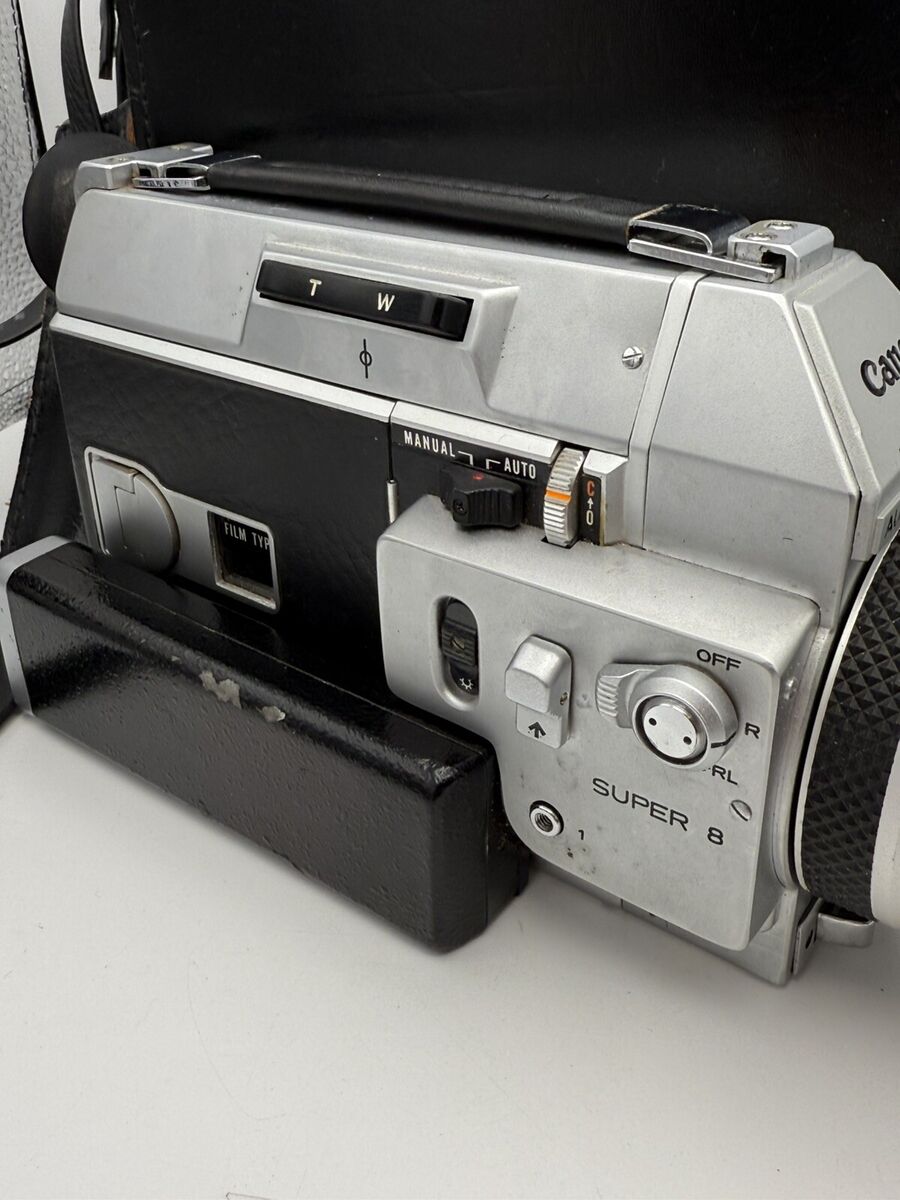Canon Auto Zoom 814 Super 8 Cam Power Zoom W/ Case, Strap Canon Auto Zoom 814 Super 8 Cam Power Zoom W/ Case, Strap