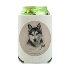 Siberian Husky Dog Breed Can Cooler Drink Hugger Insulated Holder