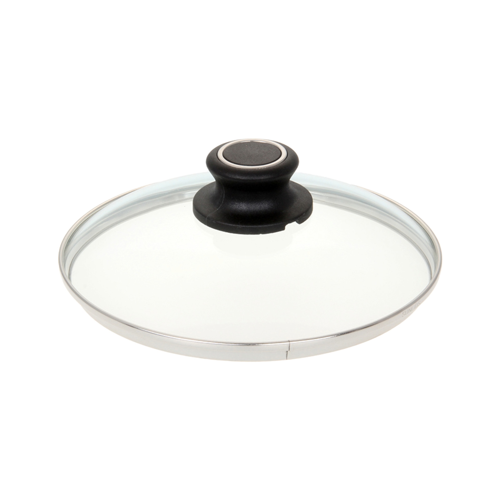 Lotus Tapa de Cristal Seguridad Ø 20cm Incl. Perilla para Todos Sartenes, Ollas