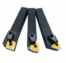 5/8" 16mm 6PCS Indexable Carbide Lathe Turning Tool Insert Holder Bit Set