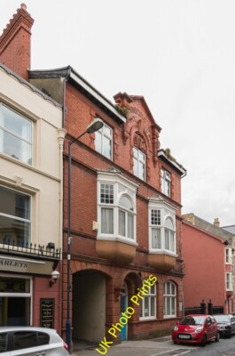 Foto 6x4 Conservative Club Aberystwyth Terrakotta Gebäude in Eastgate, um 2015