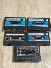 Lot of 5 Memorex Used Cassette Head Cleaners Cleaning Kit