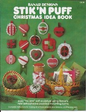 Stik 'N Puff Christmas Idea Book Banar Designs No Sew Soft Sculpture Crafts