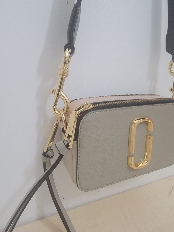 MARC JACOBS Snapshot Camera Bag Crossbody Bag FRENCH GREY Never Used eBay